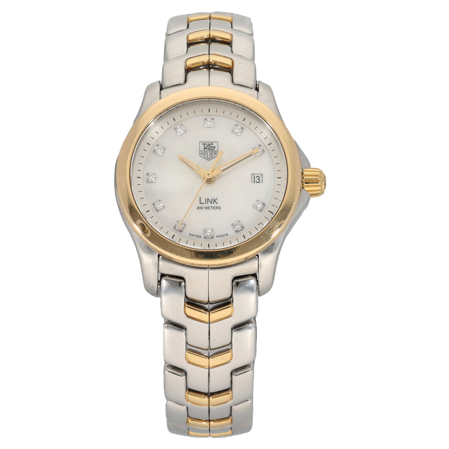 Tag Heuer Link WJF1353 27mm Bi-Colour Watch H&T