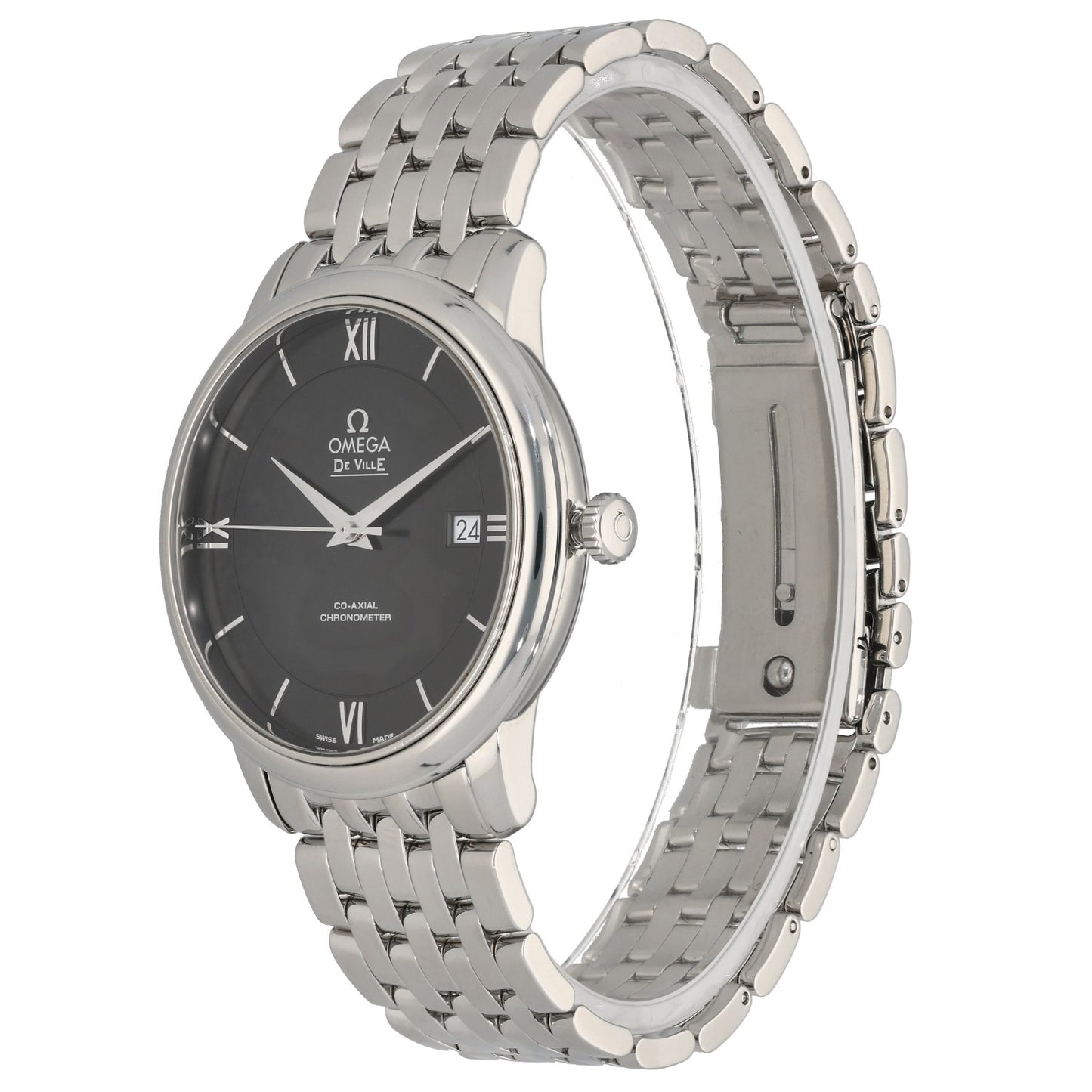 Omega De Ville Prestige 424.10.40.20.01.001 39.5mm Stainless Steel Watch