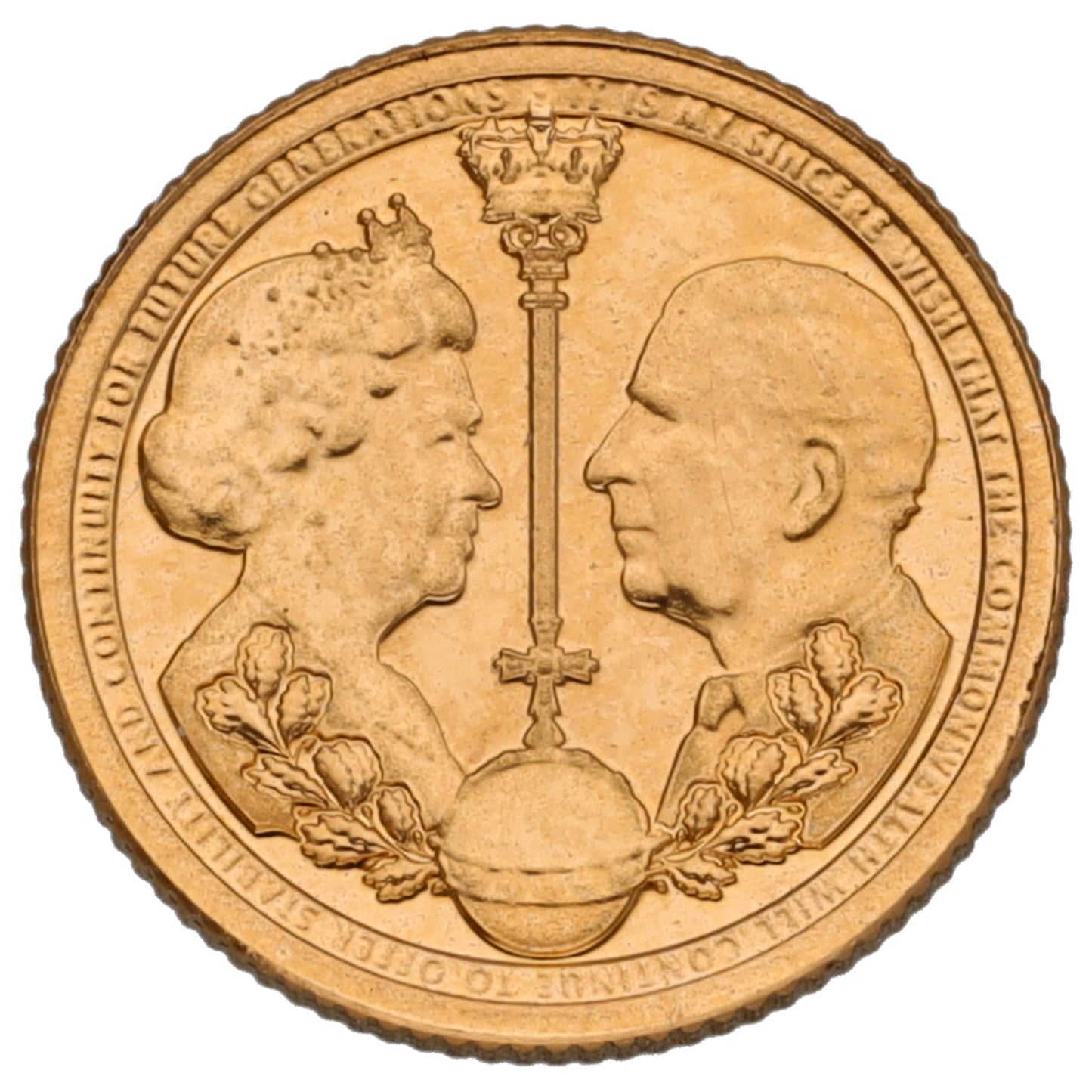 22ct Gold King Charles III Quarter Sovereign Coin 2022