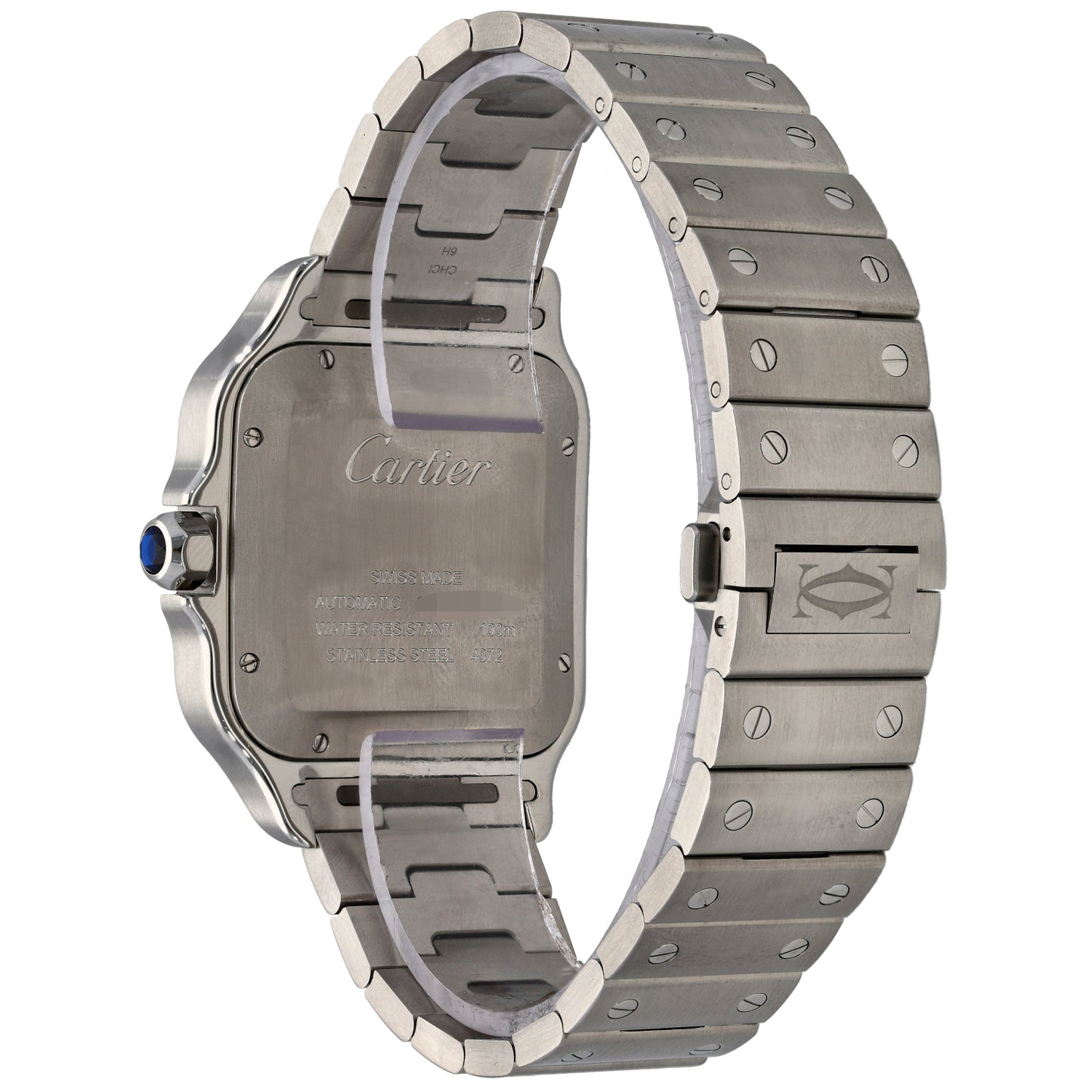 Cartier Santos 4072 39.8mm Stainless Steel Watch