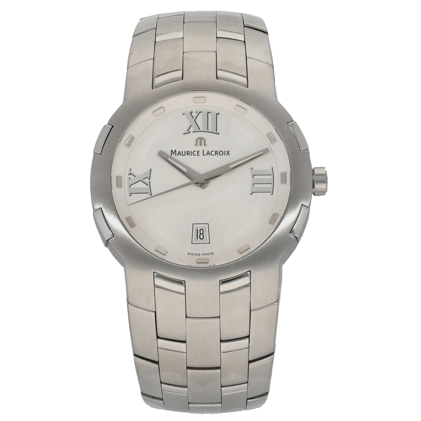 Maurice Lacroix Milestone MS1017 39mm Stainless Steel Watch