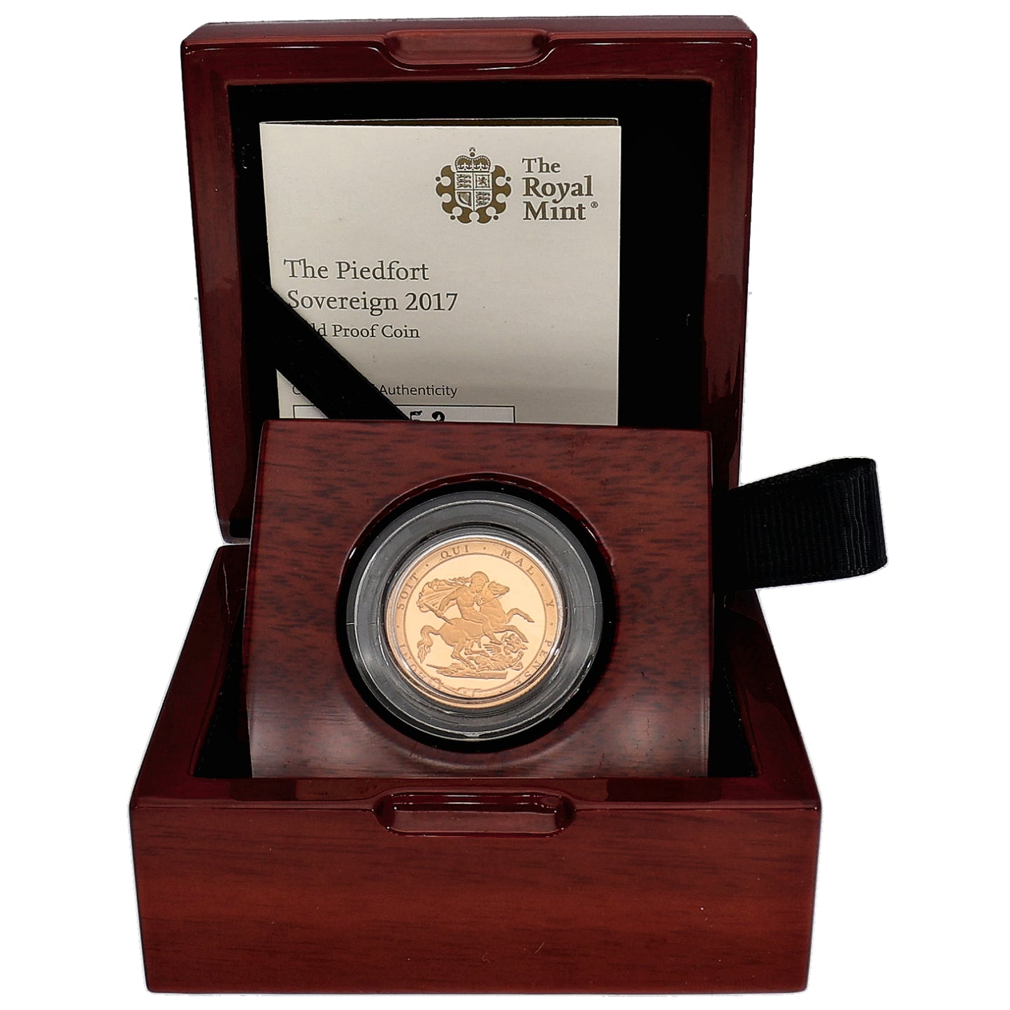 22ct Gold The Piedfort Sovereign Coin 2017