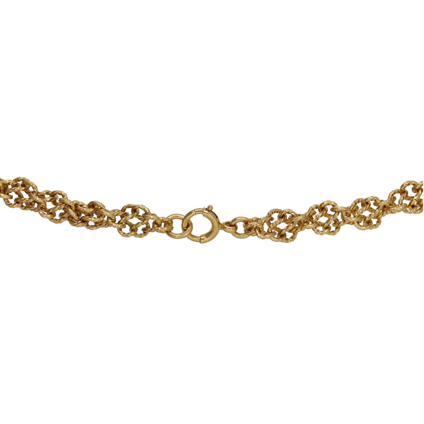 9ct Gold Fancy Necklace 16"