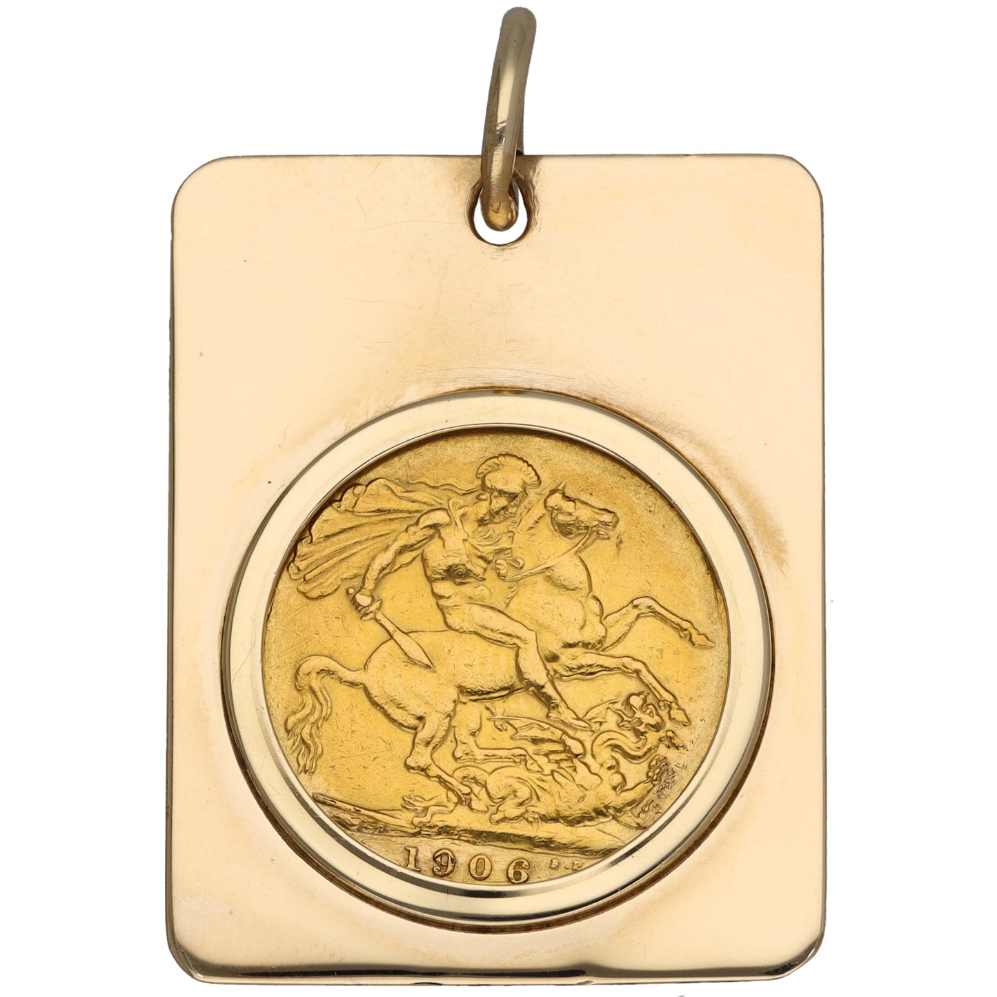 9ct Gold Full Sovereign Coin Pendant