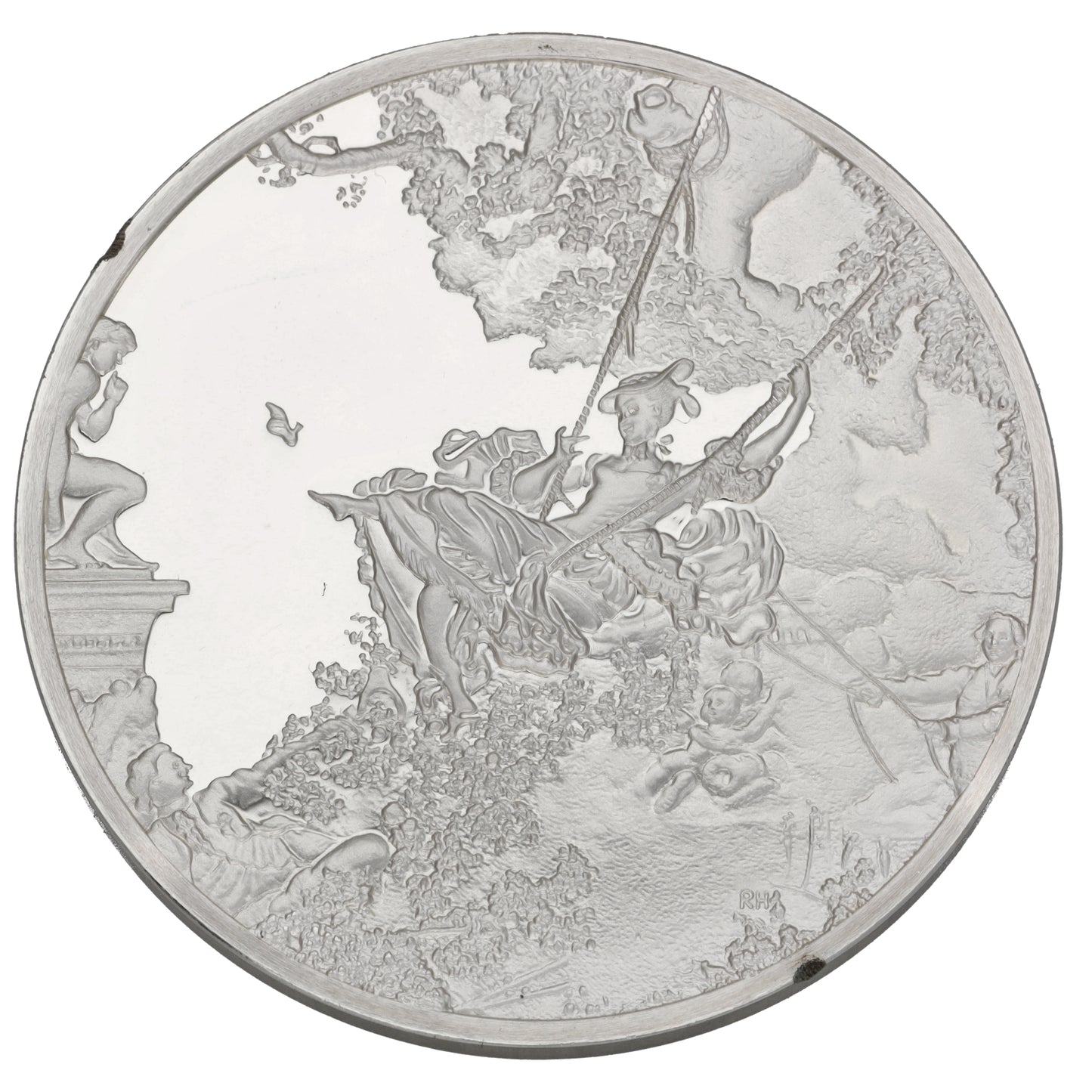 Silver The Swing c.1776 Jean Honore Fragonard Commemorative Coin