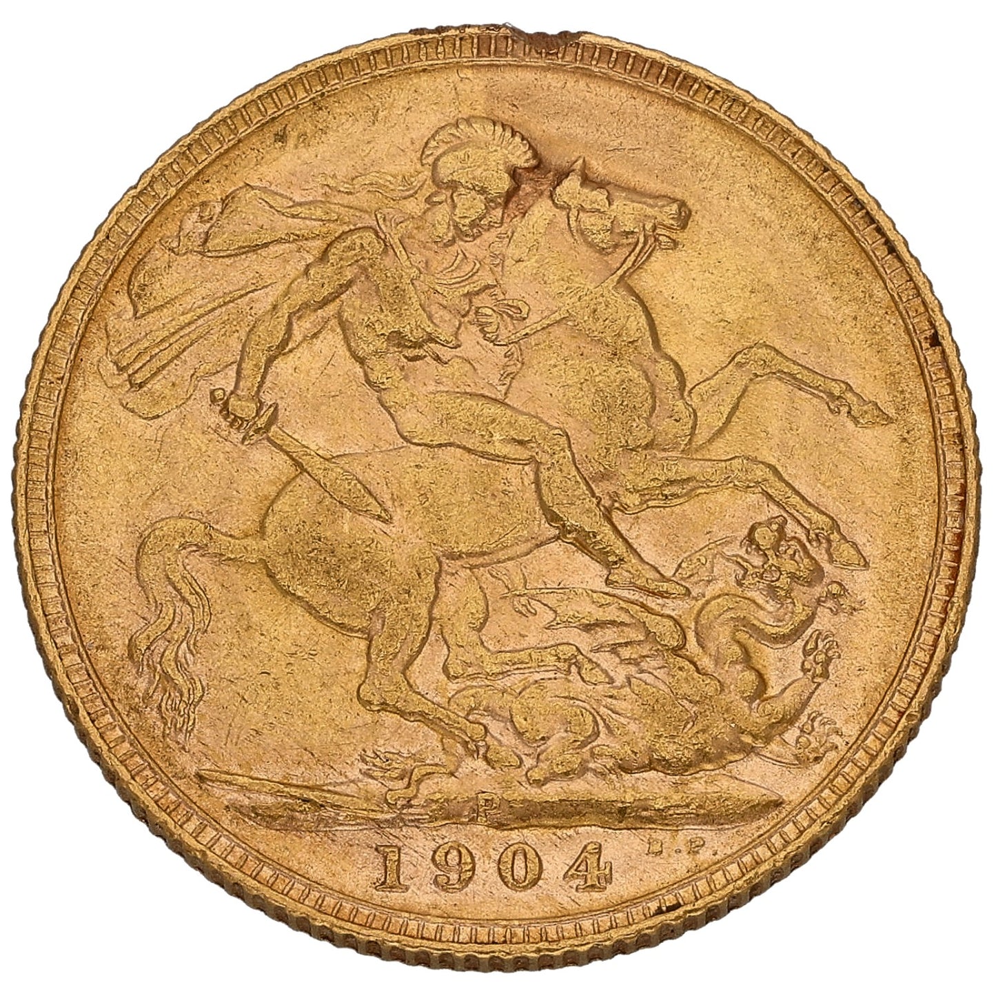 22ct Gold King Edward VII Full Sovereign Coin 1904