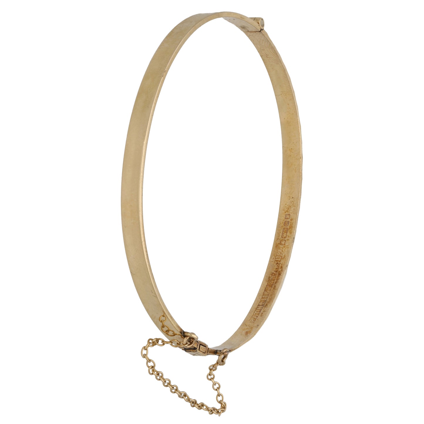 9ct Gold Hinged/Clasp Bangle