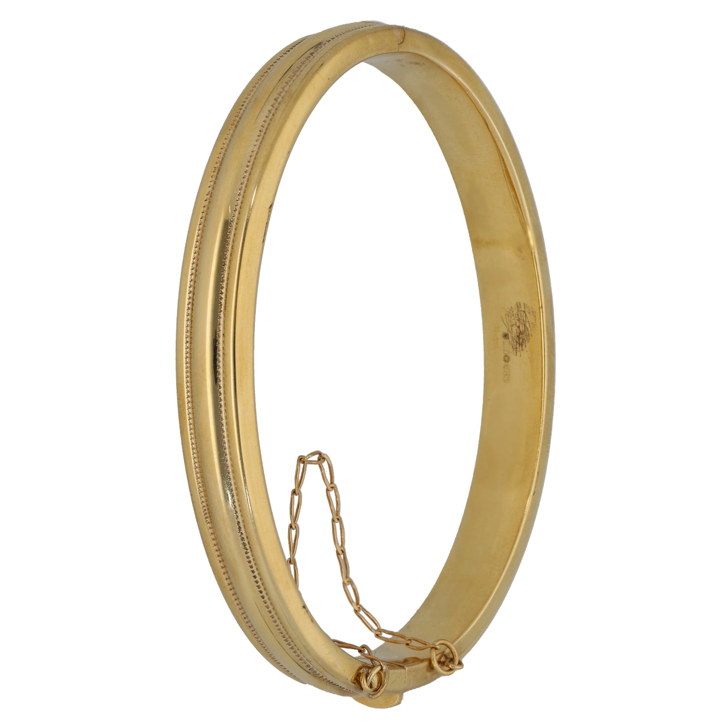 9ct Gold Hinged/Clasp Bangle