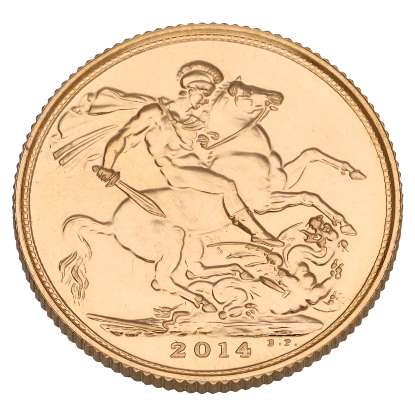 22ct Gold Queen Elizabeth II Full Sovereign Coin 2014
