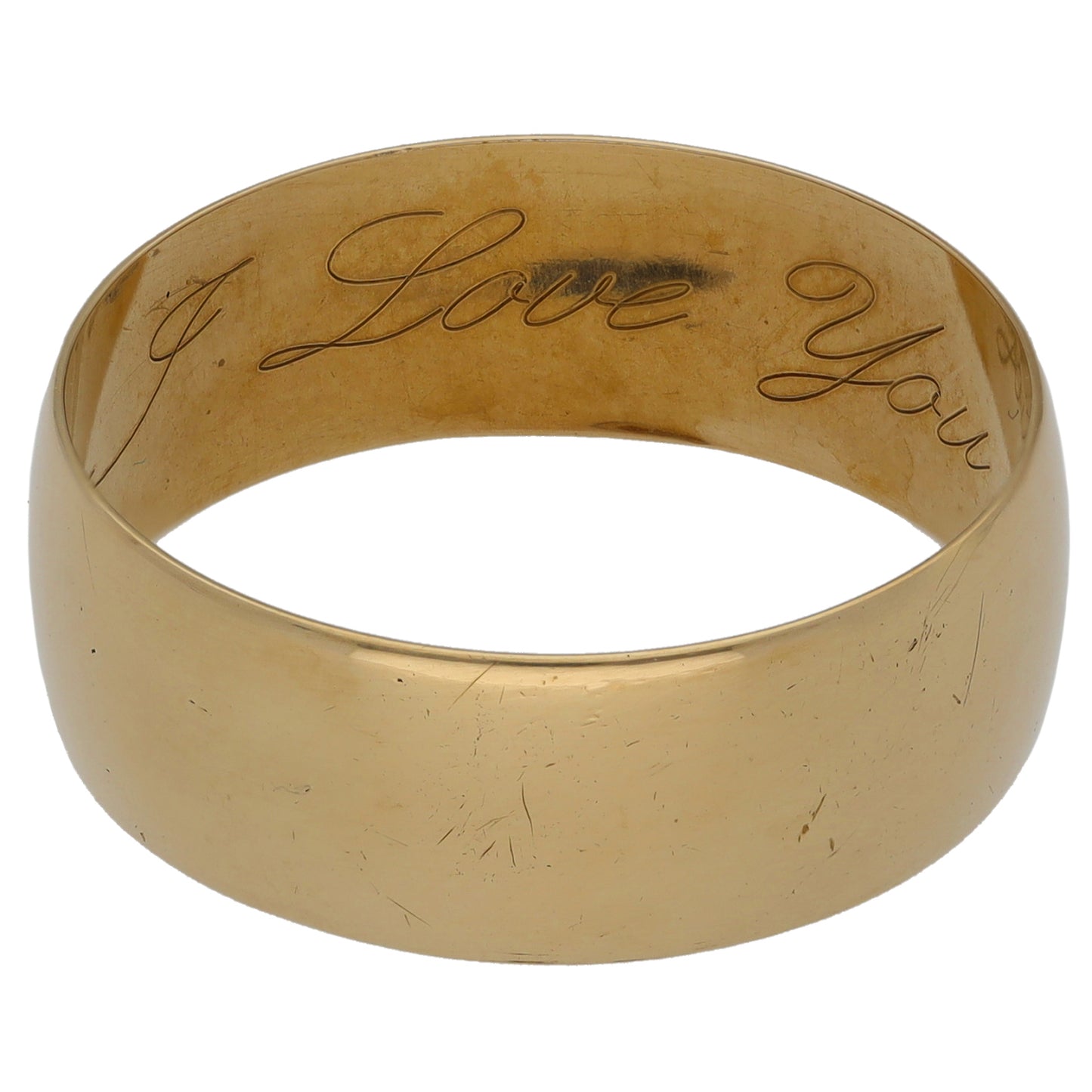 9ct Gold Plain Wedding Ring Size W