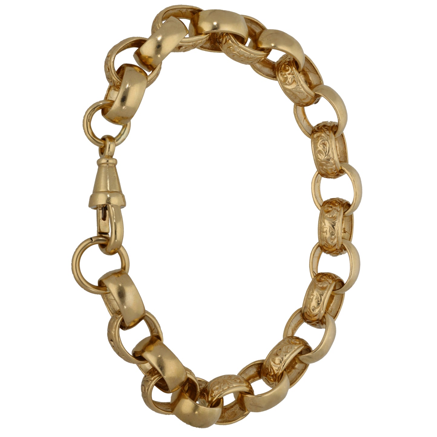 9ct Gold Belcher Bracelet