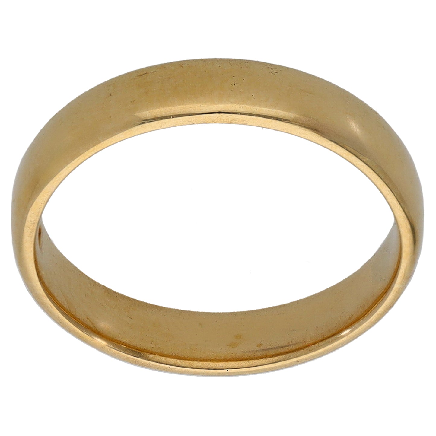 9ct Gold Plain Wedding Ring Size L