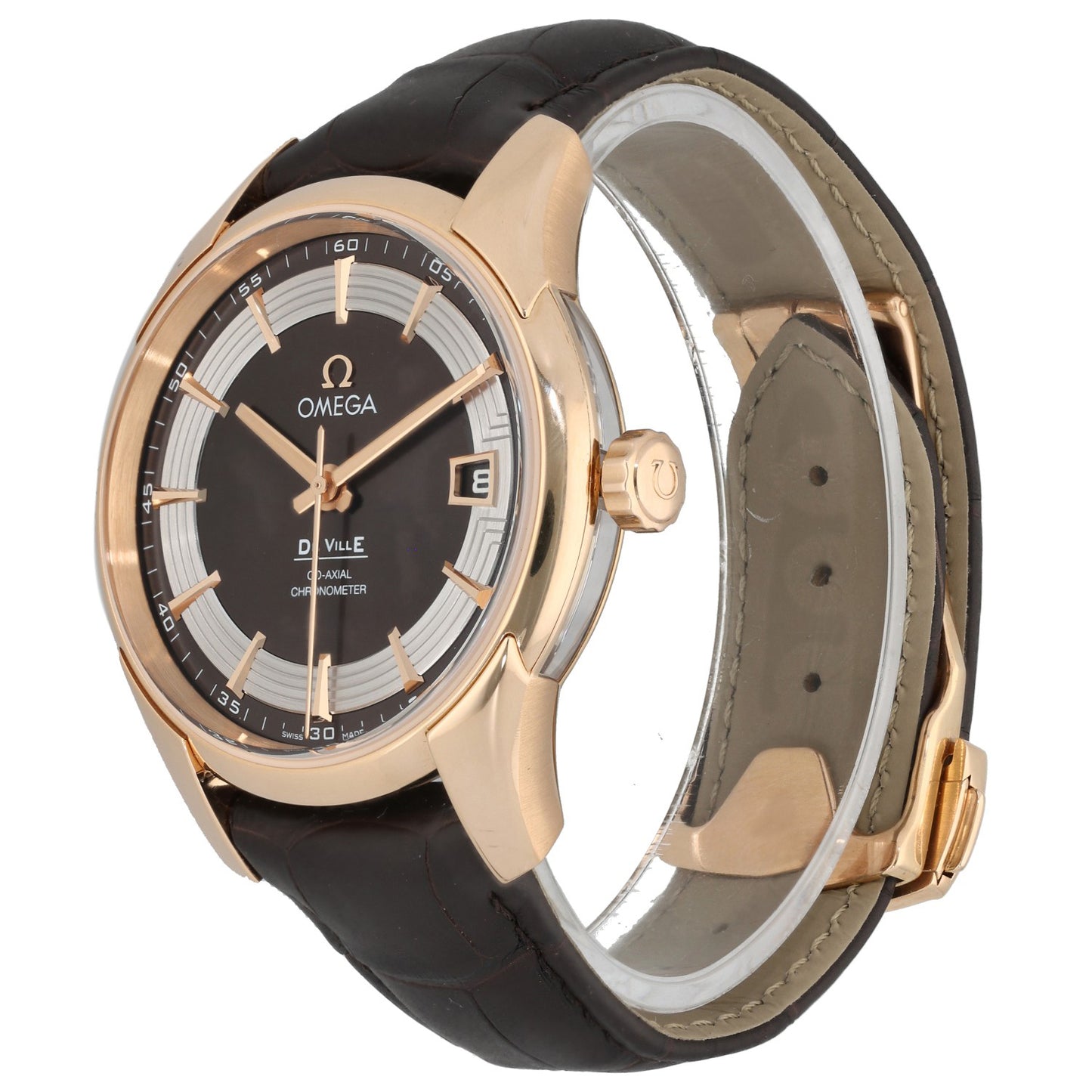 Omega De Ville Hour Vision 431.63.41.21.13.001 41mm Rose Gold Watch