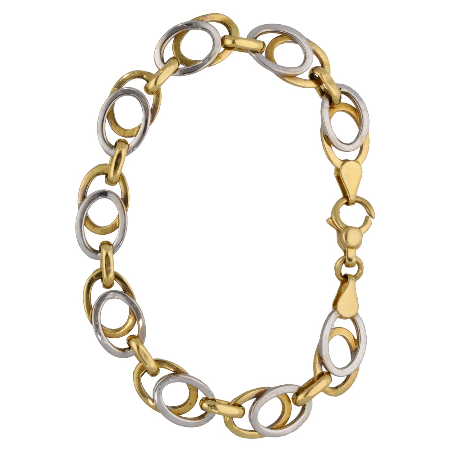 18ct Bi-Colour Gold Alternative Bracelet