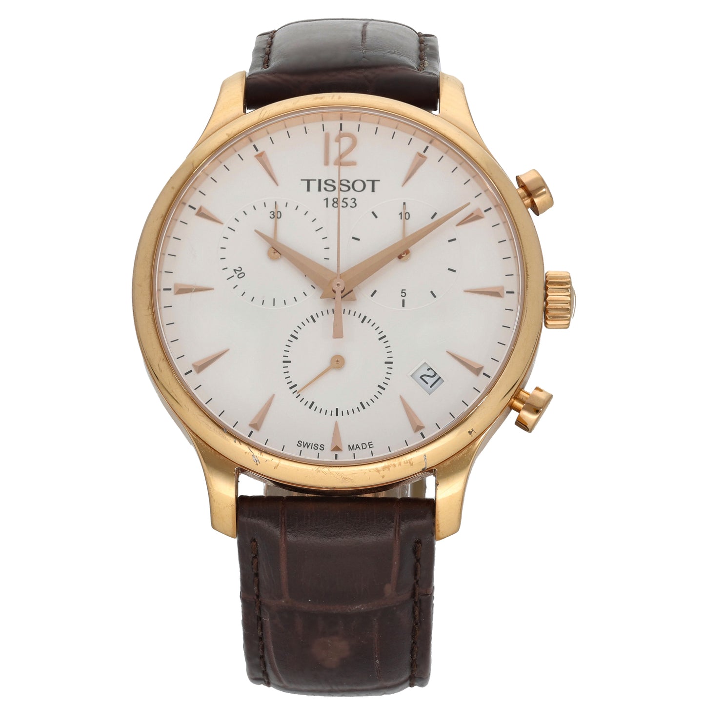 Tissot Tradition Chronograph T063617 A 42mm Bi-Colour Watch