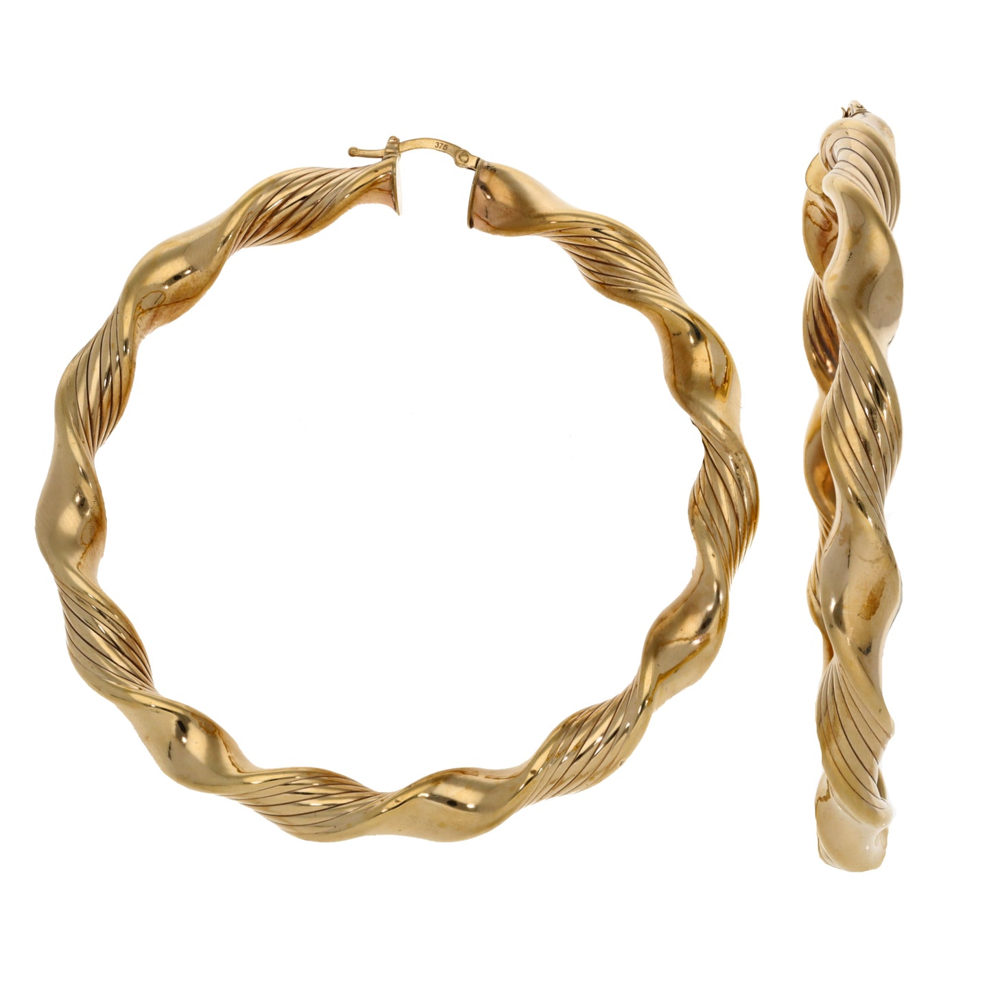 9ct Gold Hoop Earrings