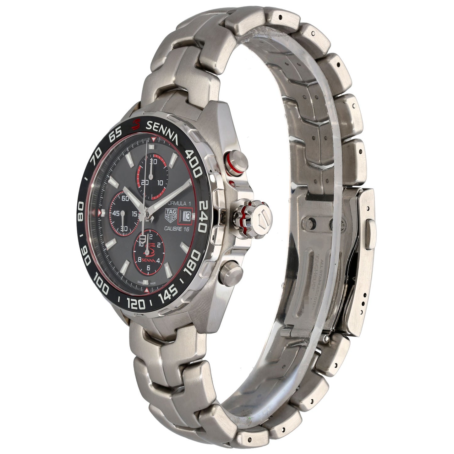 Tag Heuer Formula 1 Senna CAZ201D 44mm Stainless Steel Watch