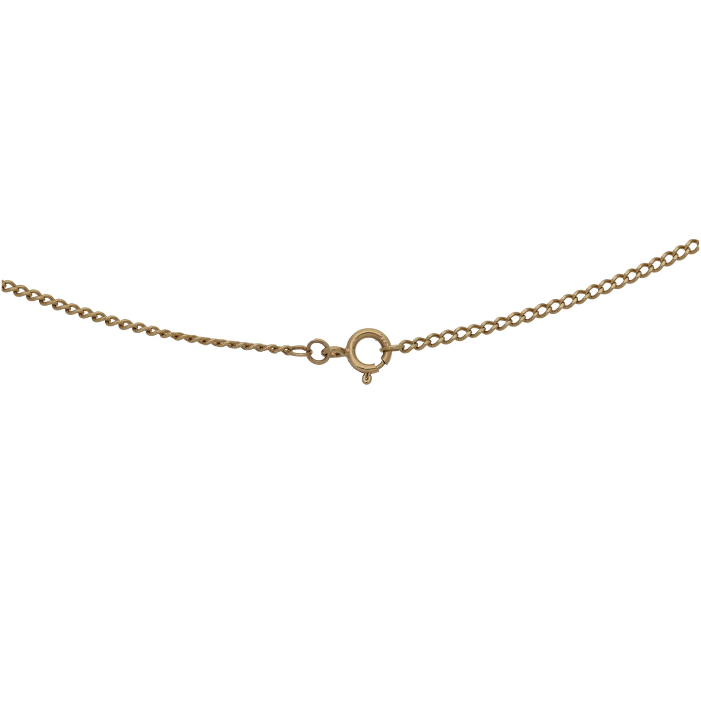 9ct Gold Curb Chain 20"
