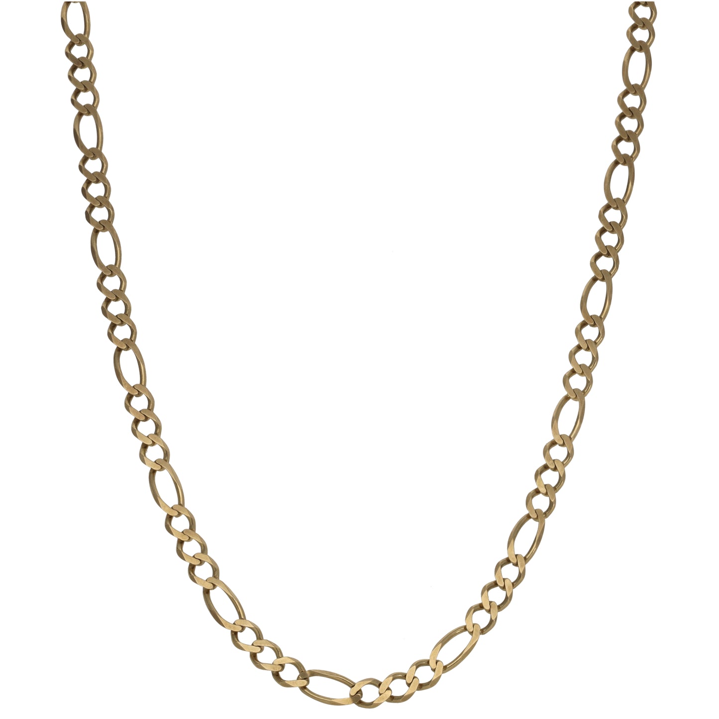 9ct Gold Figaro Chain 18"