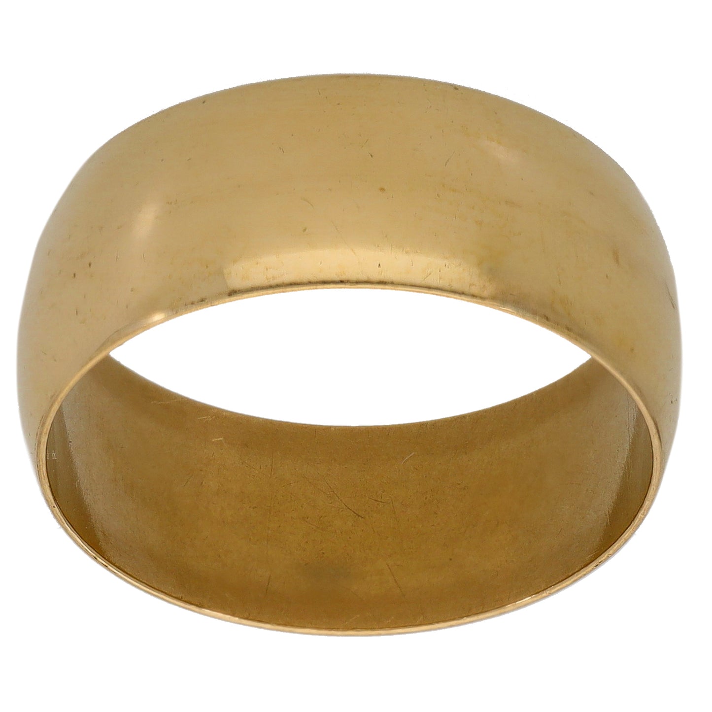 9ct Gold Plain Wedding Ring Size R