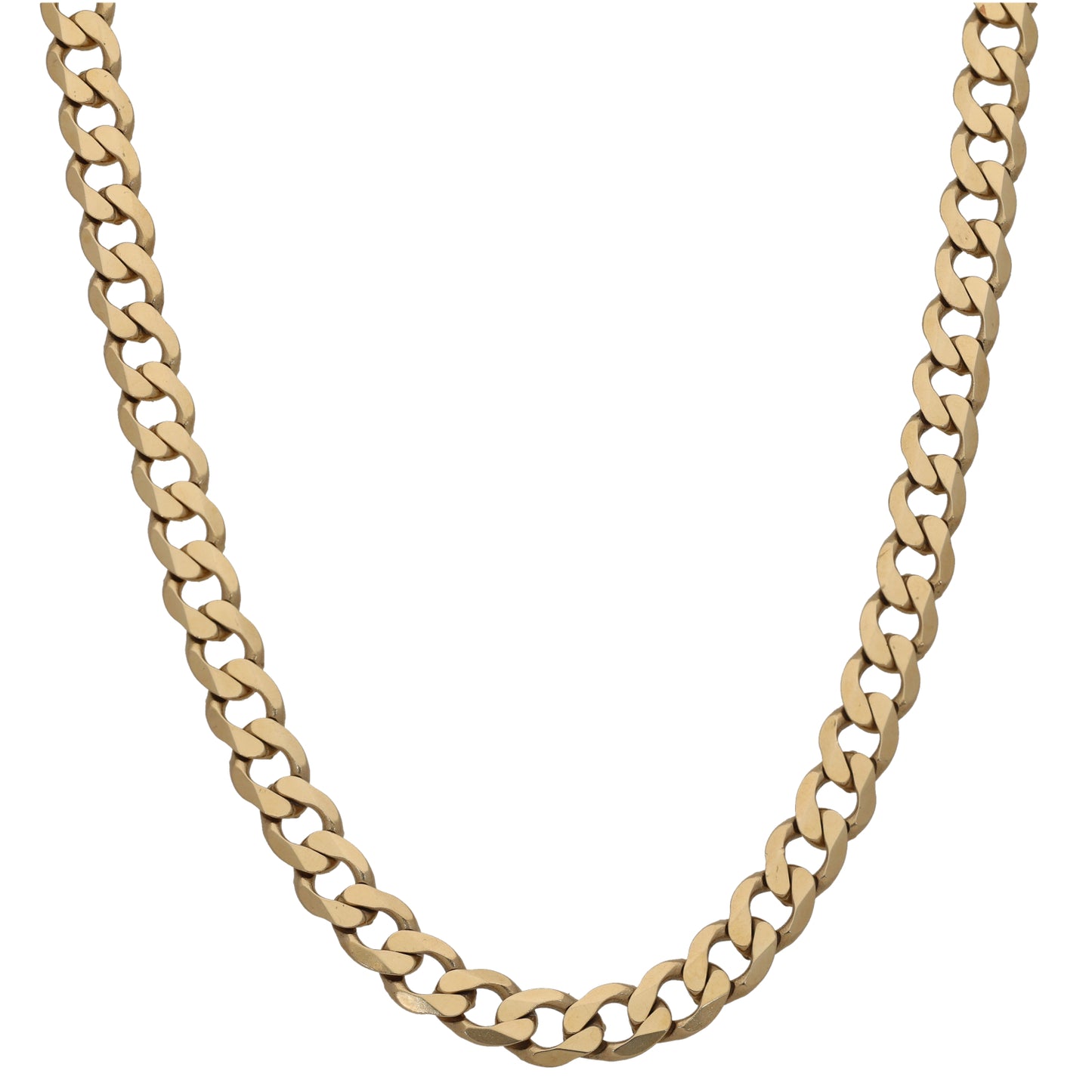 9ct Gold Curb Chain 28"