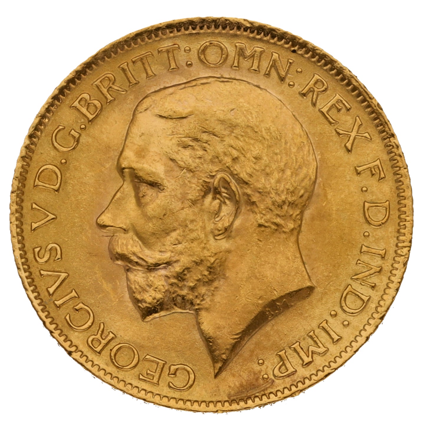 22ct Gold King George V Full Sovereign Coin 1915