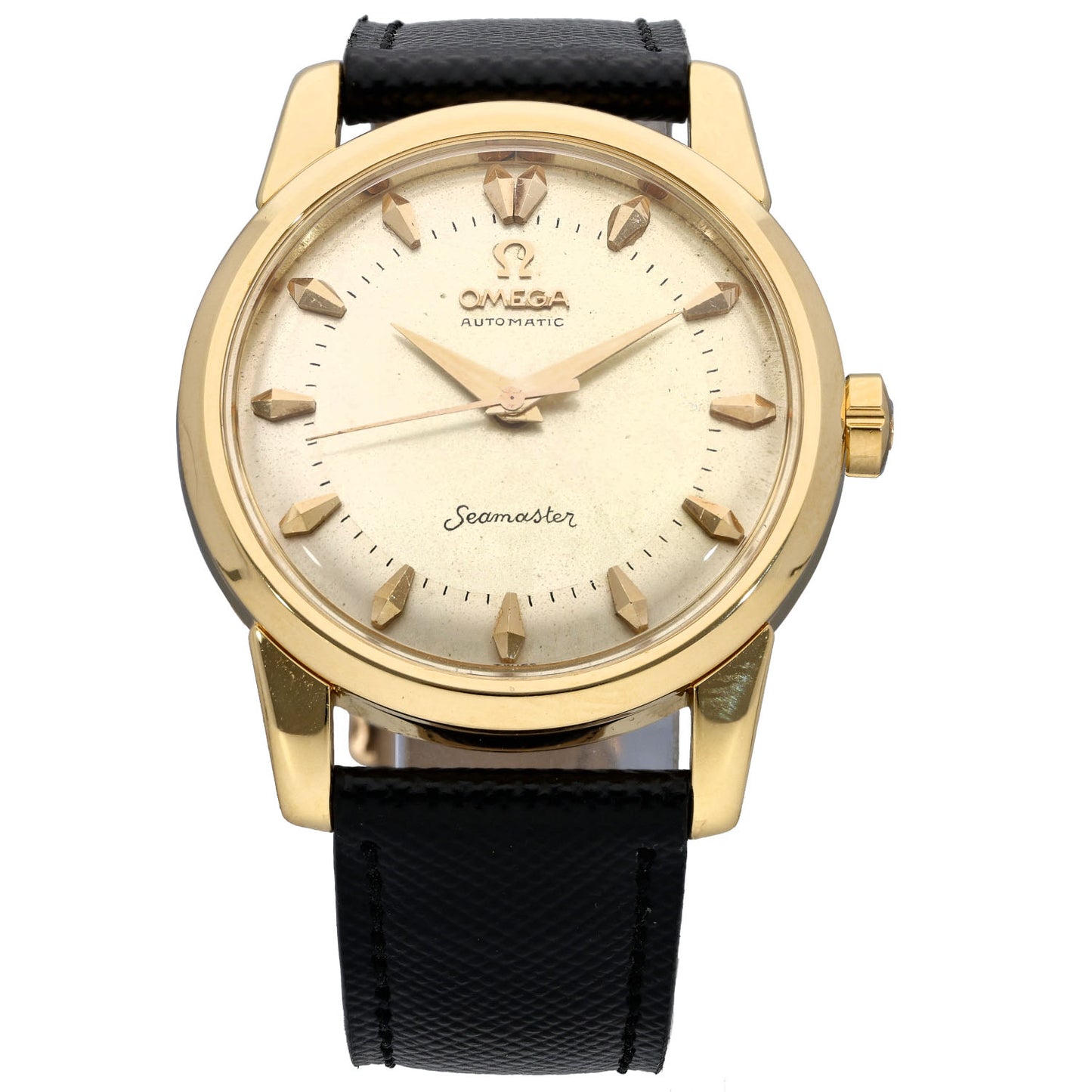 Omega Seamaster 2848 34mm Gold Watch