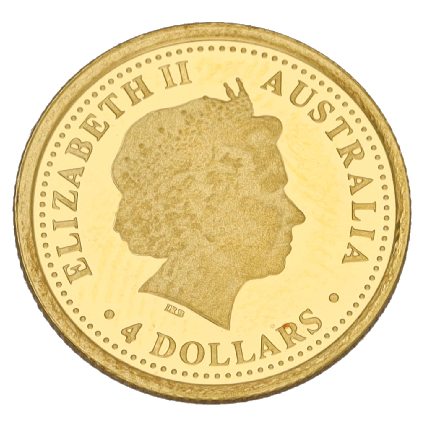 24ct Gold Australian Nugget 1/25 OZ Coin 2005