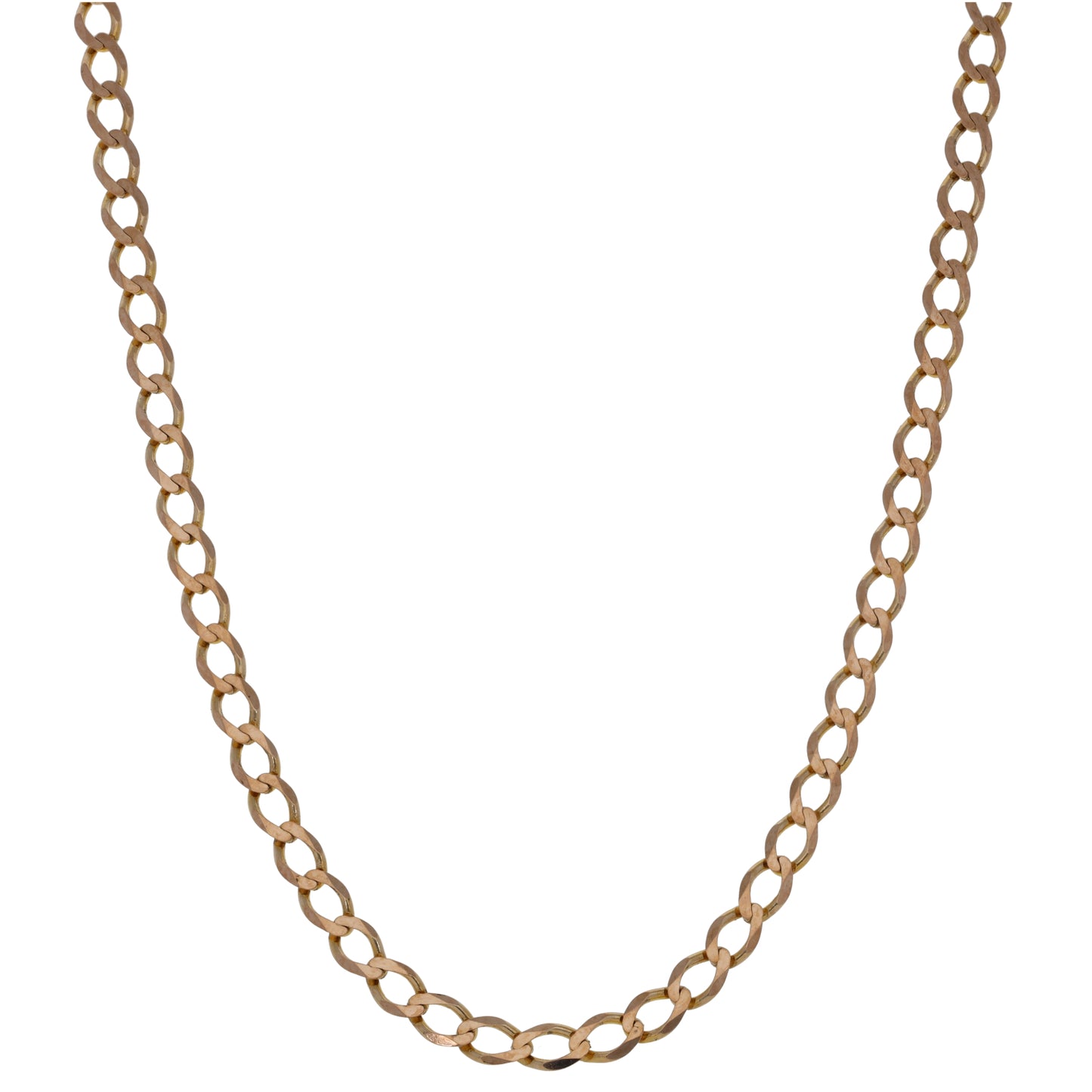 9ct Gold Curb Chain 20"