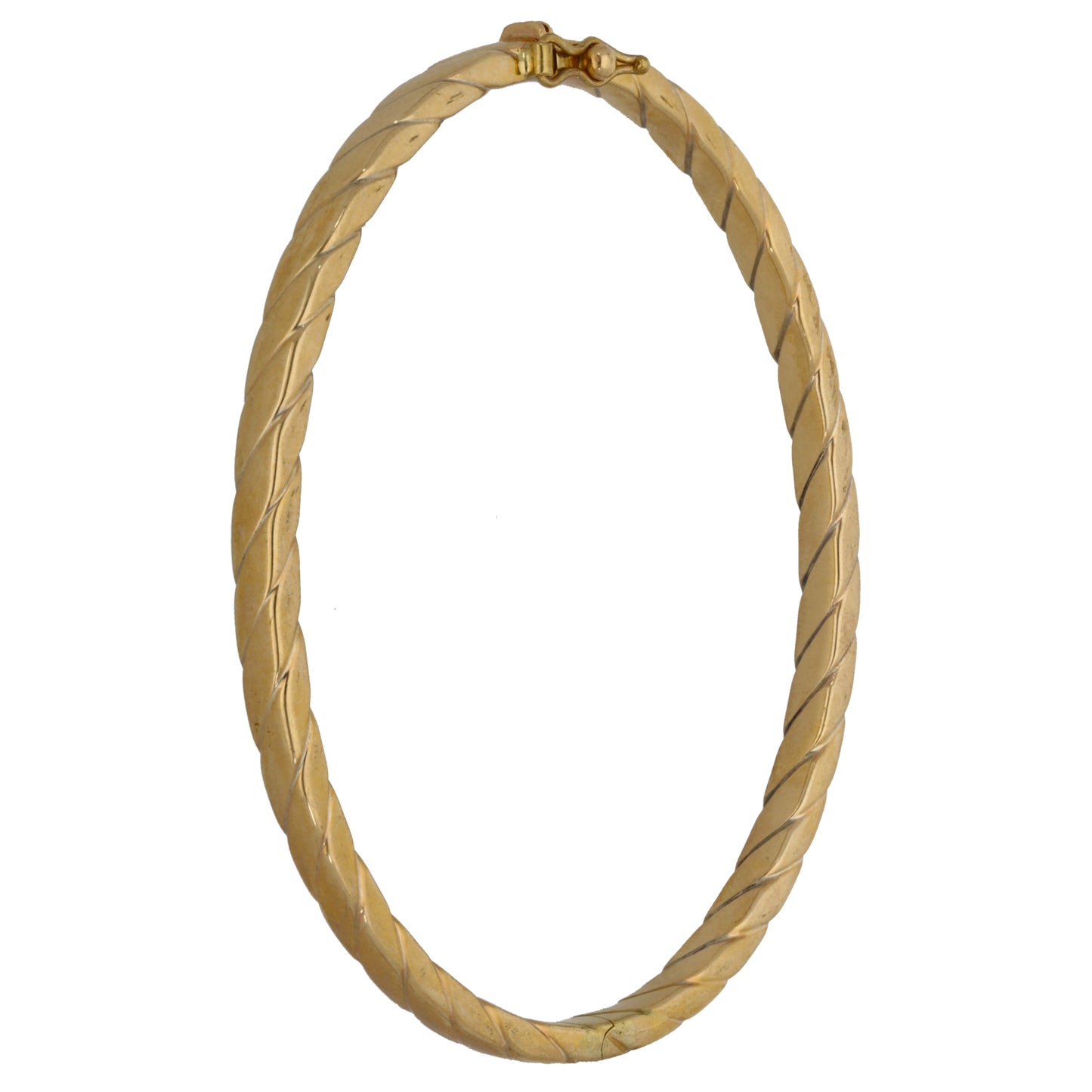 9ct Gold Hinged/Clasp Bangle