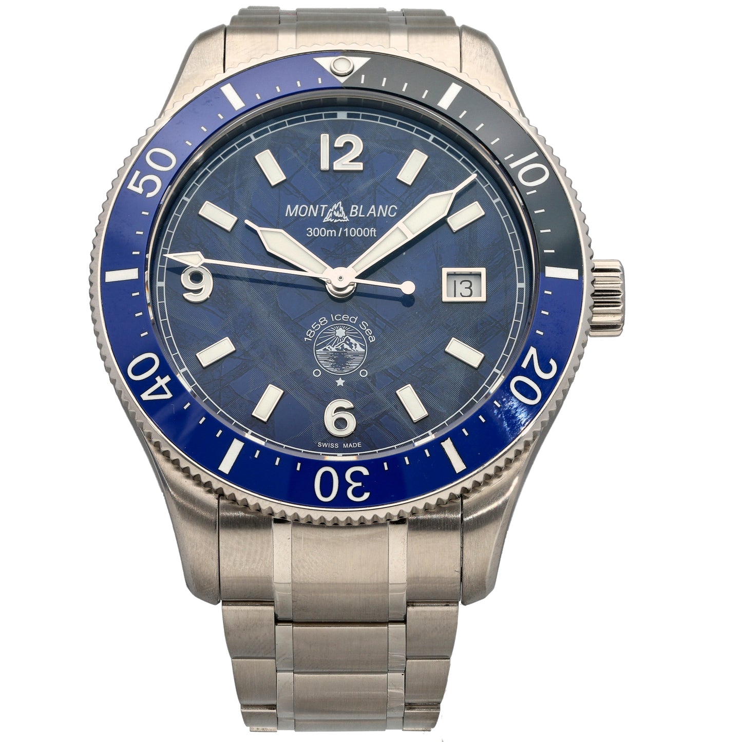 Montblanc Iced Sea 129369 41mm Stainless Steel Watch