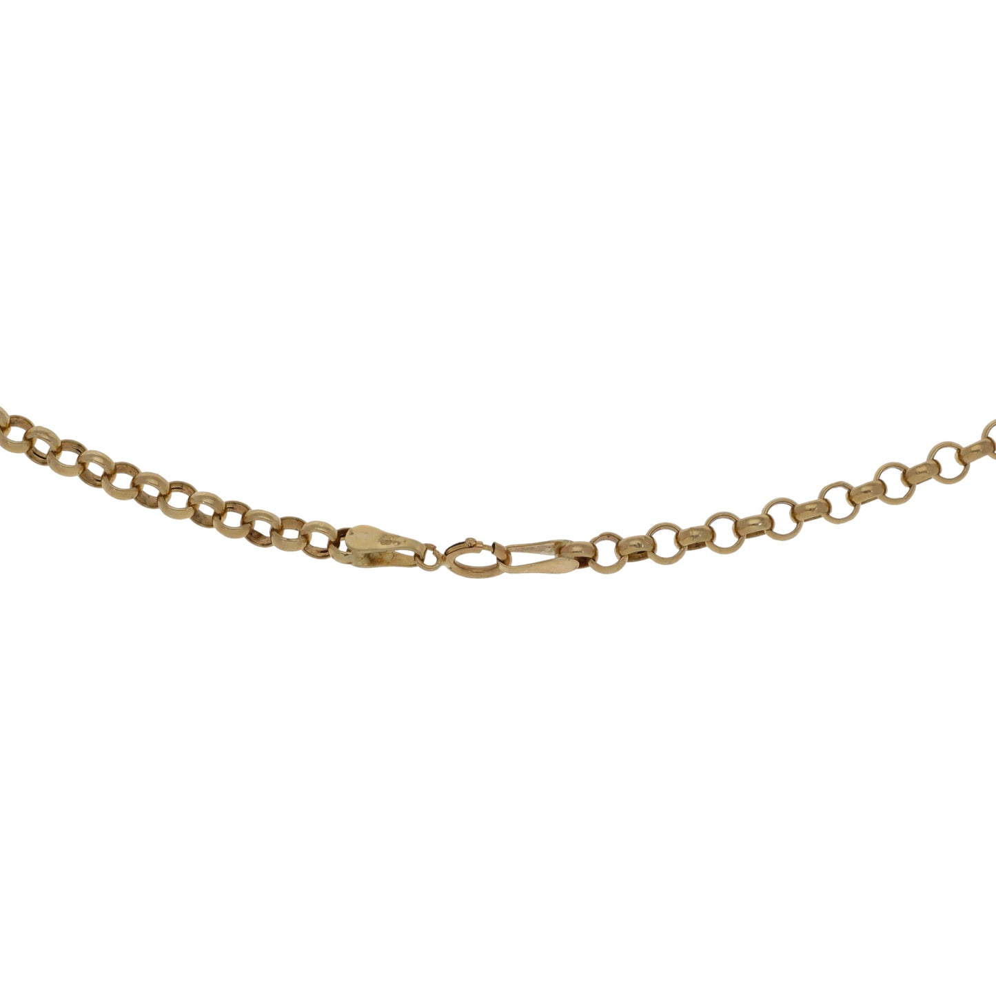 9ct Gold Belcher Chain 18"