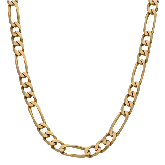 9ct Gold Figaro Chain 20"
