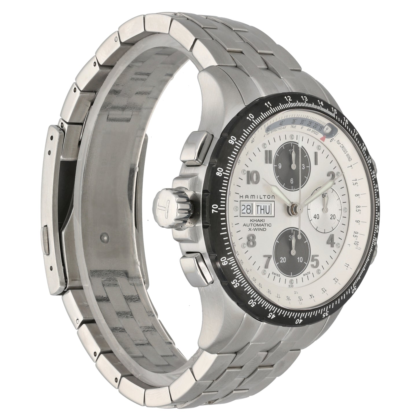 Hamilton Khaki X-Wind H776260 44mm Stainless Steel Watch
