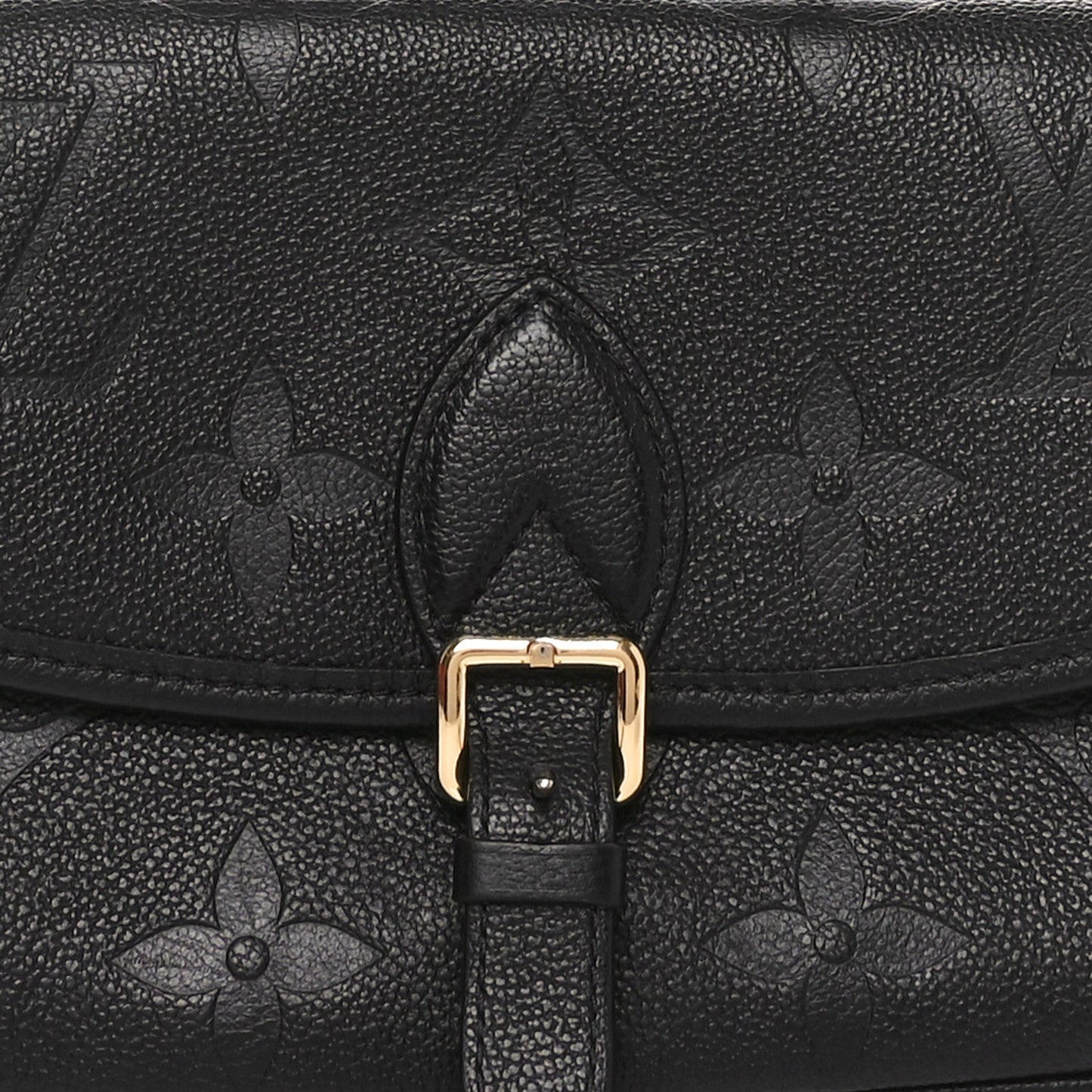 Louis Vuitton Diane Monogram Empreinte Leather Bag - Black
