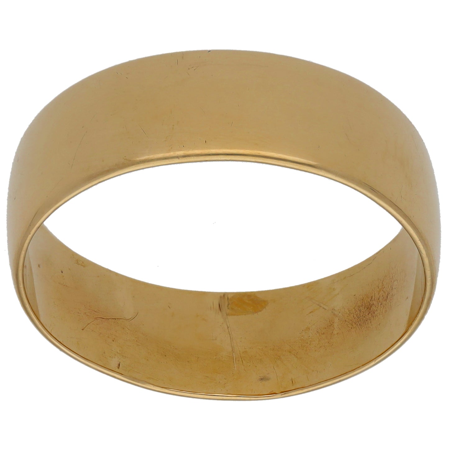 9ct Gold Plain Wedding Ring Size X