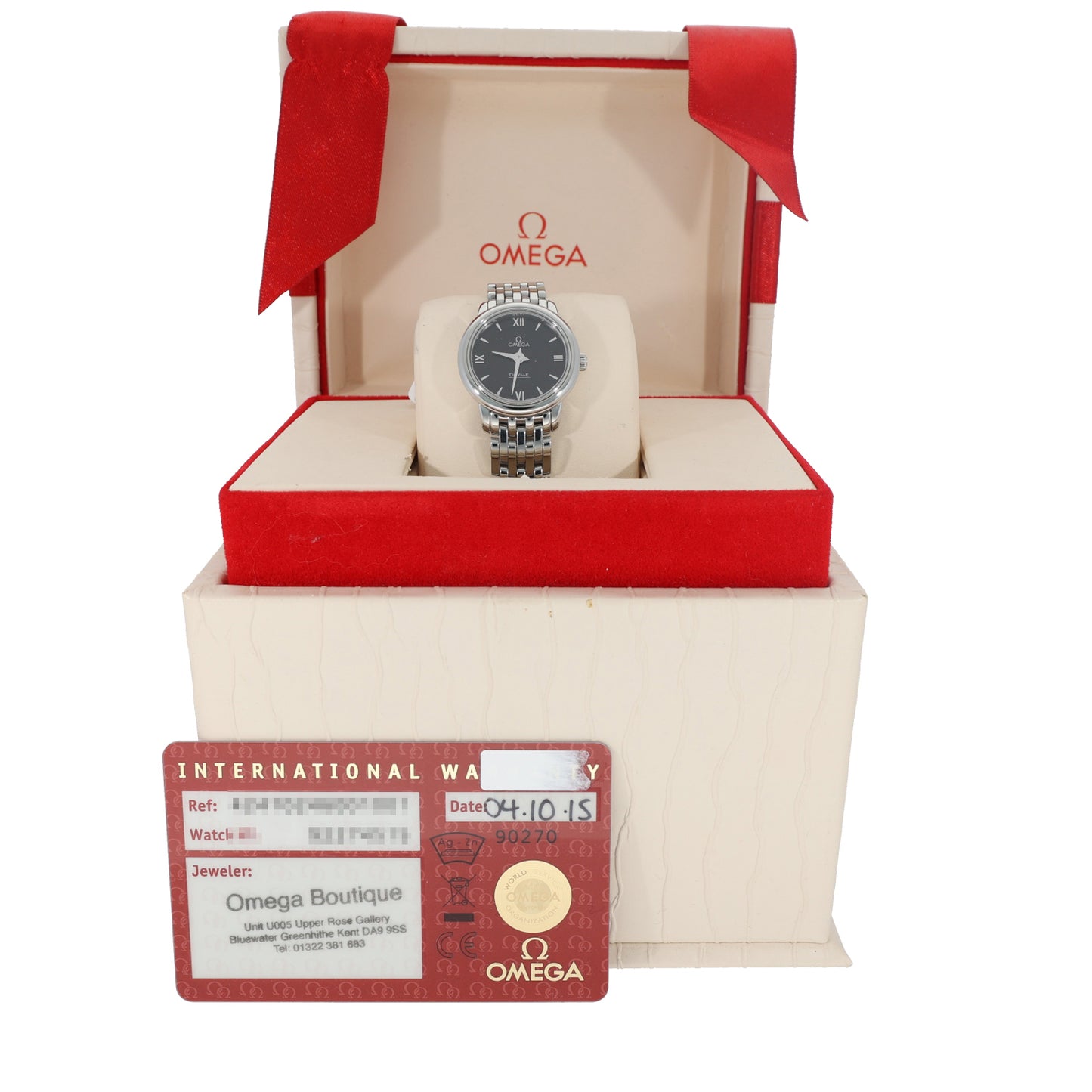 Omega De Ville 424.10.24.60.01.001 24mm Stainless Steel Watch