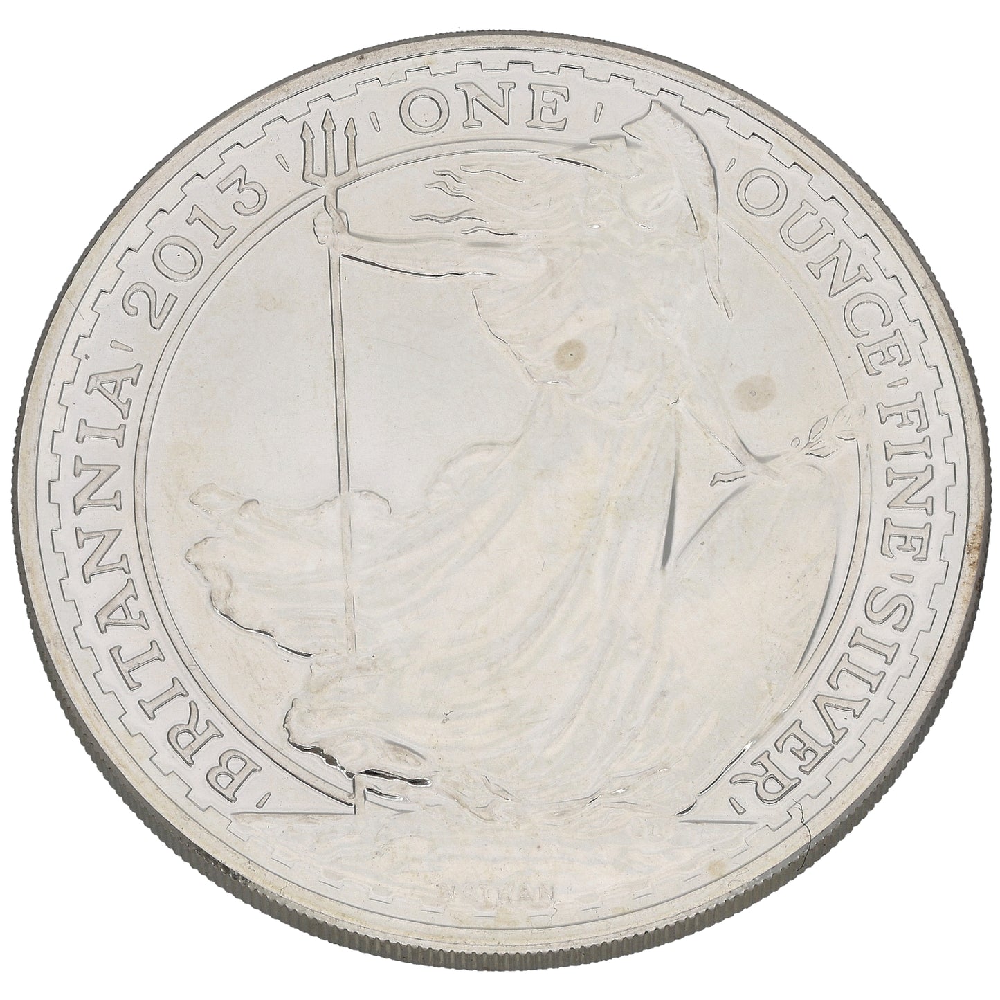Fine Silver Queen Elizabeth II 1 OZ Britannia Coin 2013