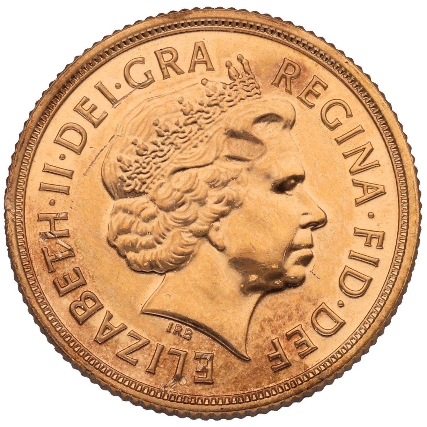 22ct Gold Queen Elizabeth II Full Sovereign Coin 2015