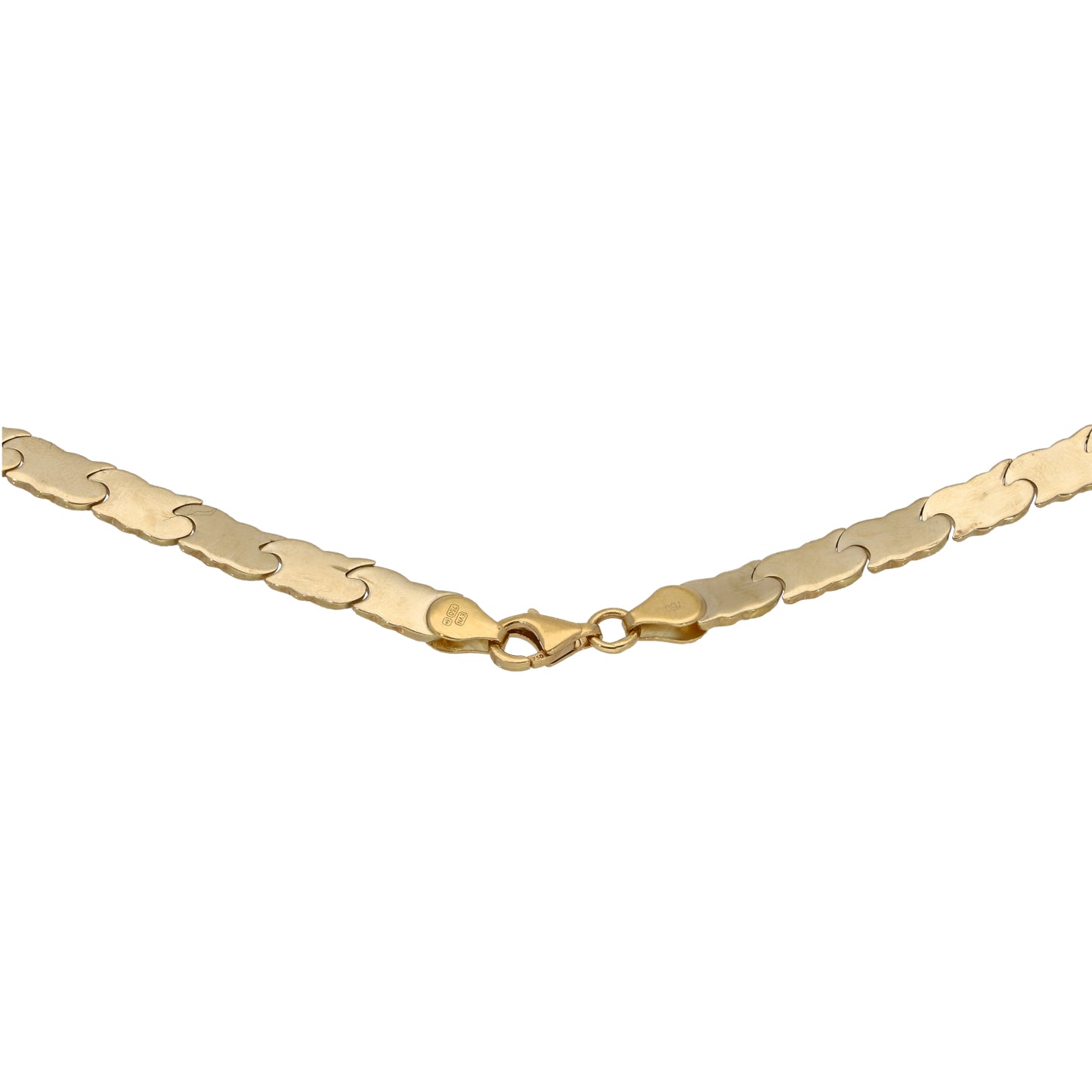 18ct Bi-Colour Gold Other Chain 18"