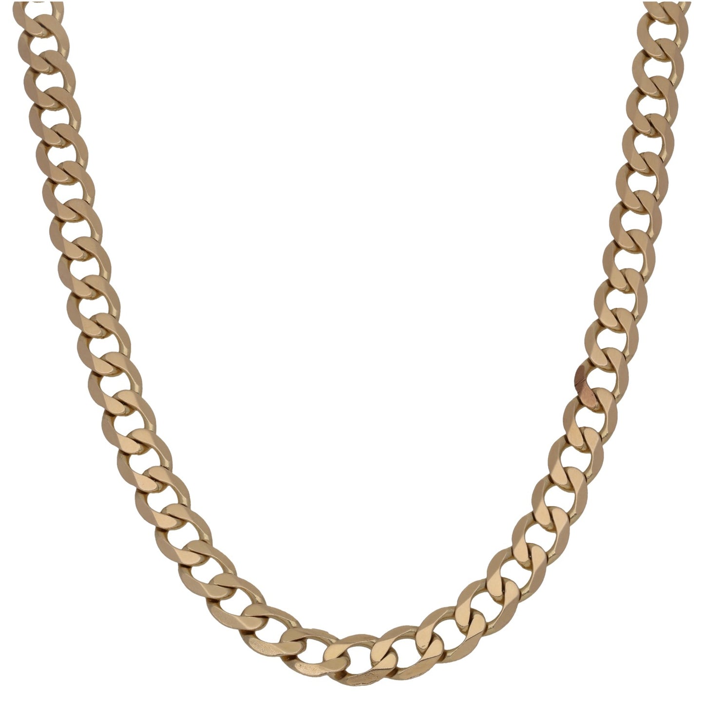 9ct Gold Curb Chain 20"
