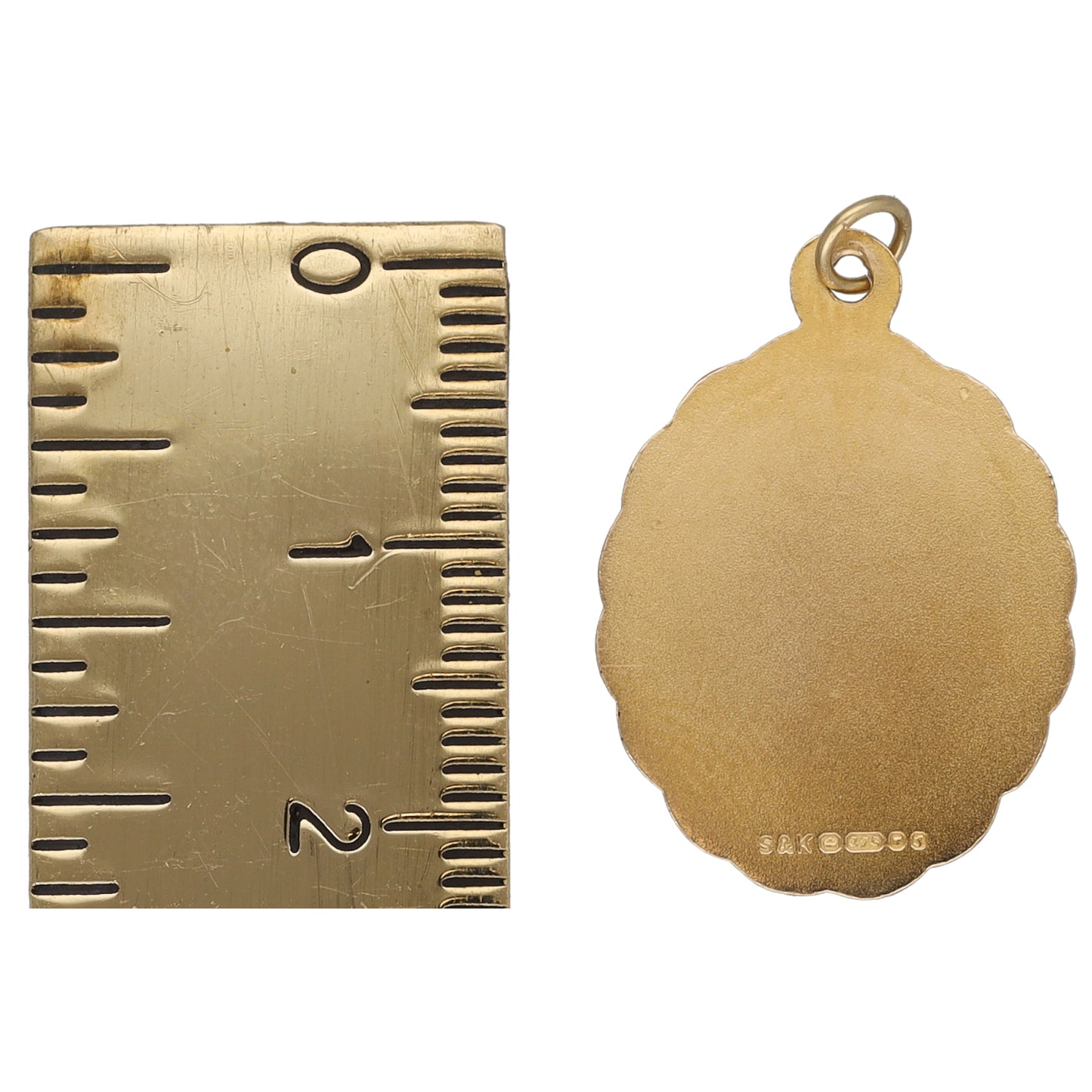 9ct Gold St Christopher Pendant
