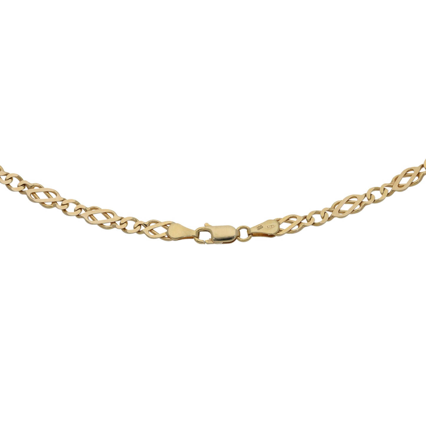 9ct Gold Fancy Necklace 24"