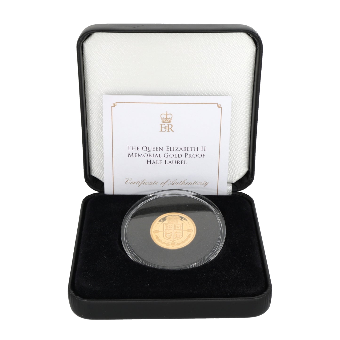 22ct Gold Queen Elizabeth II Half Laurel Coin 2023
