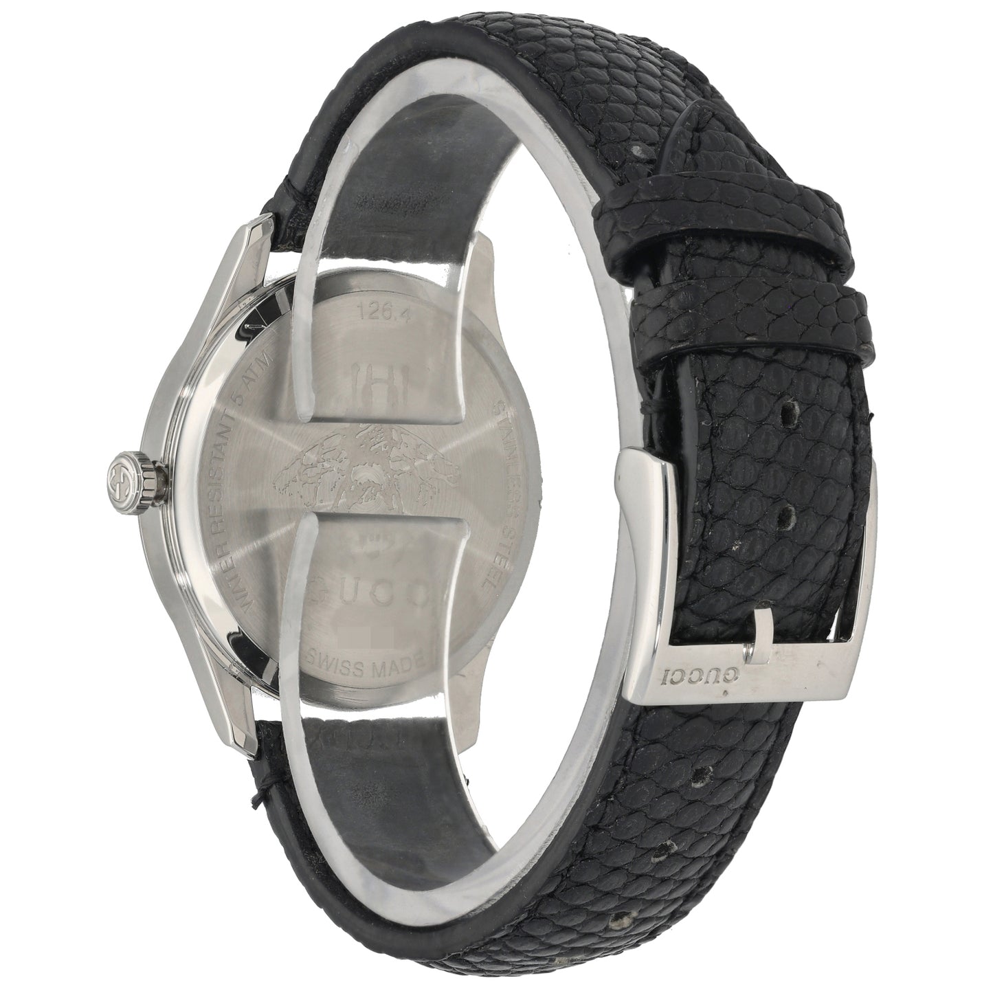 Gucci G-Timeless 126.4 36mm Stainless Steel Watch