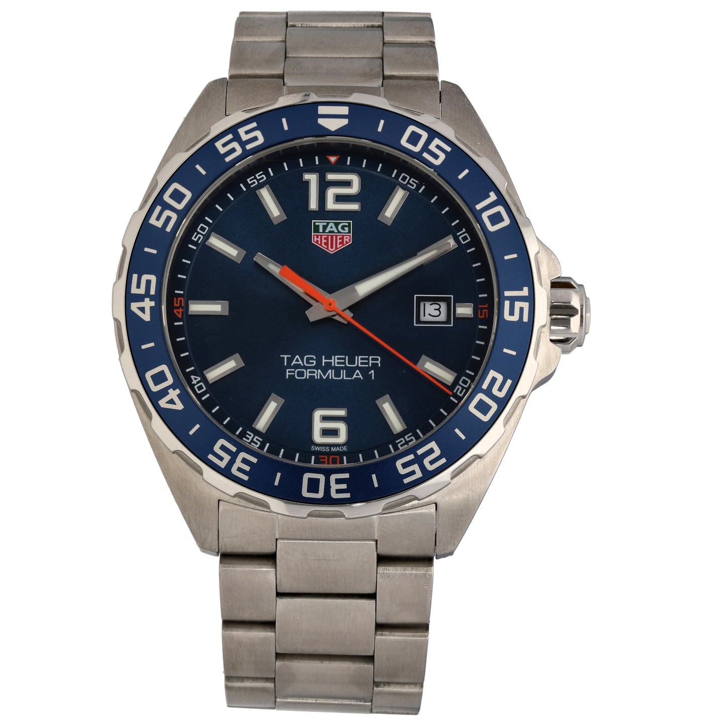 Tag Heuer Formula 1 WAZ1010 43mm Stainless Steel Watch