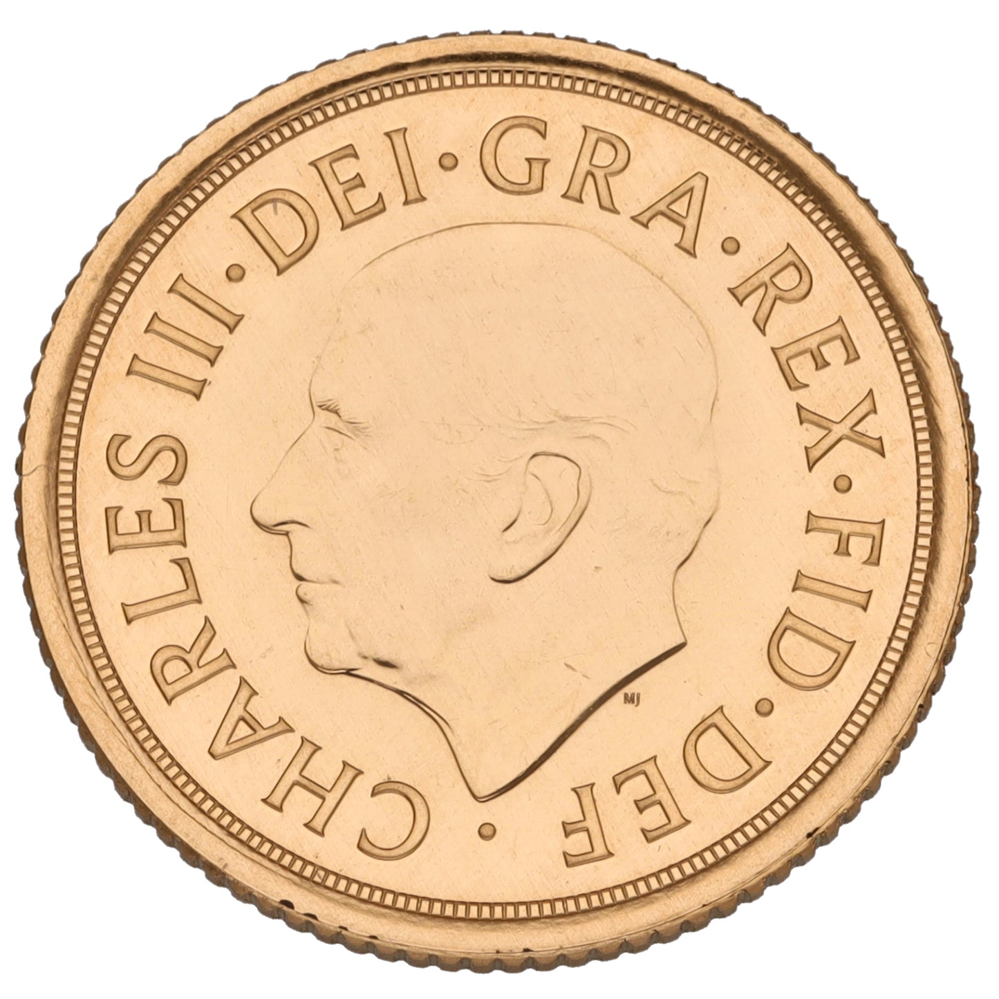 22ct Gold King Charles III Half Sovereign Coin 2025