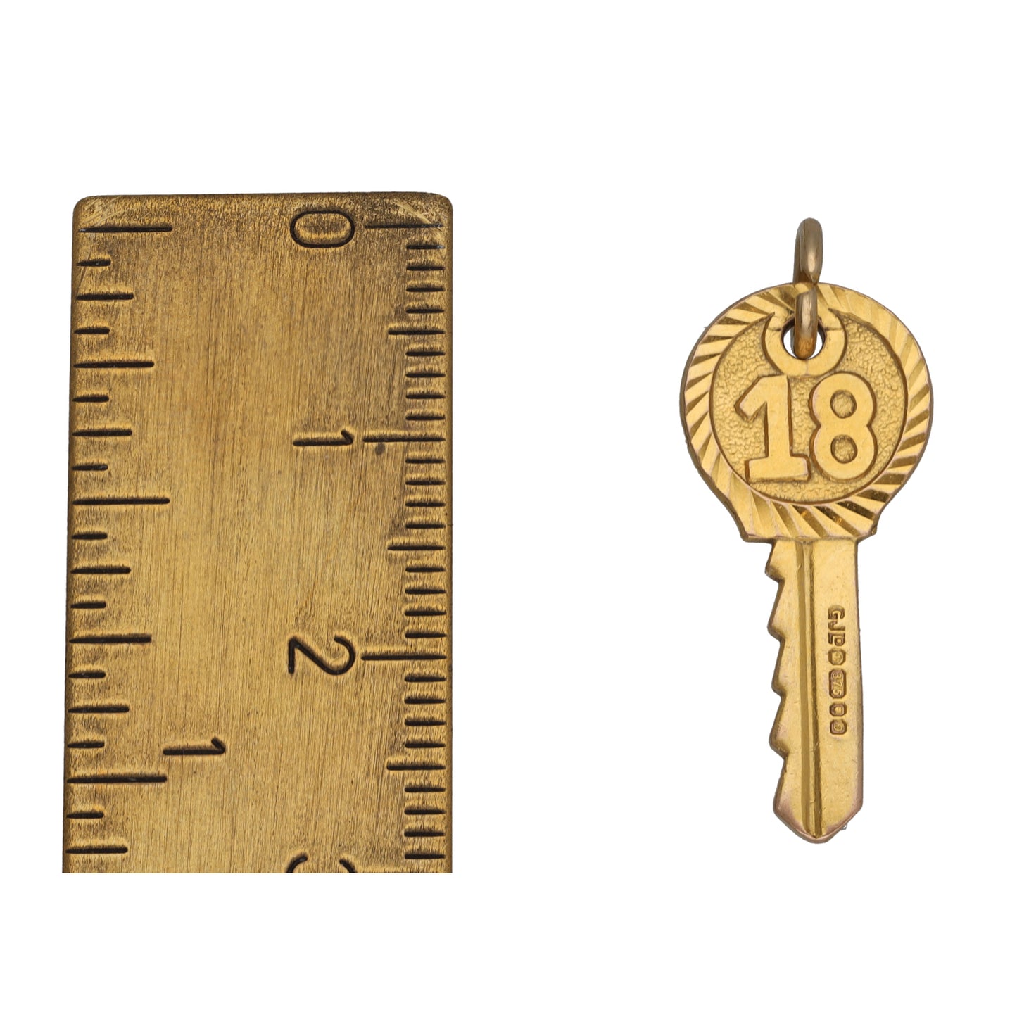 9ct Gold Key Pendant