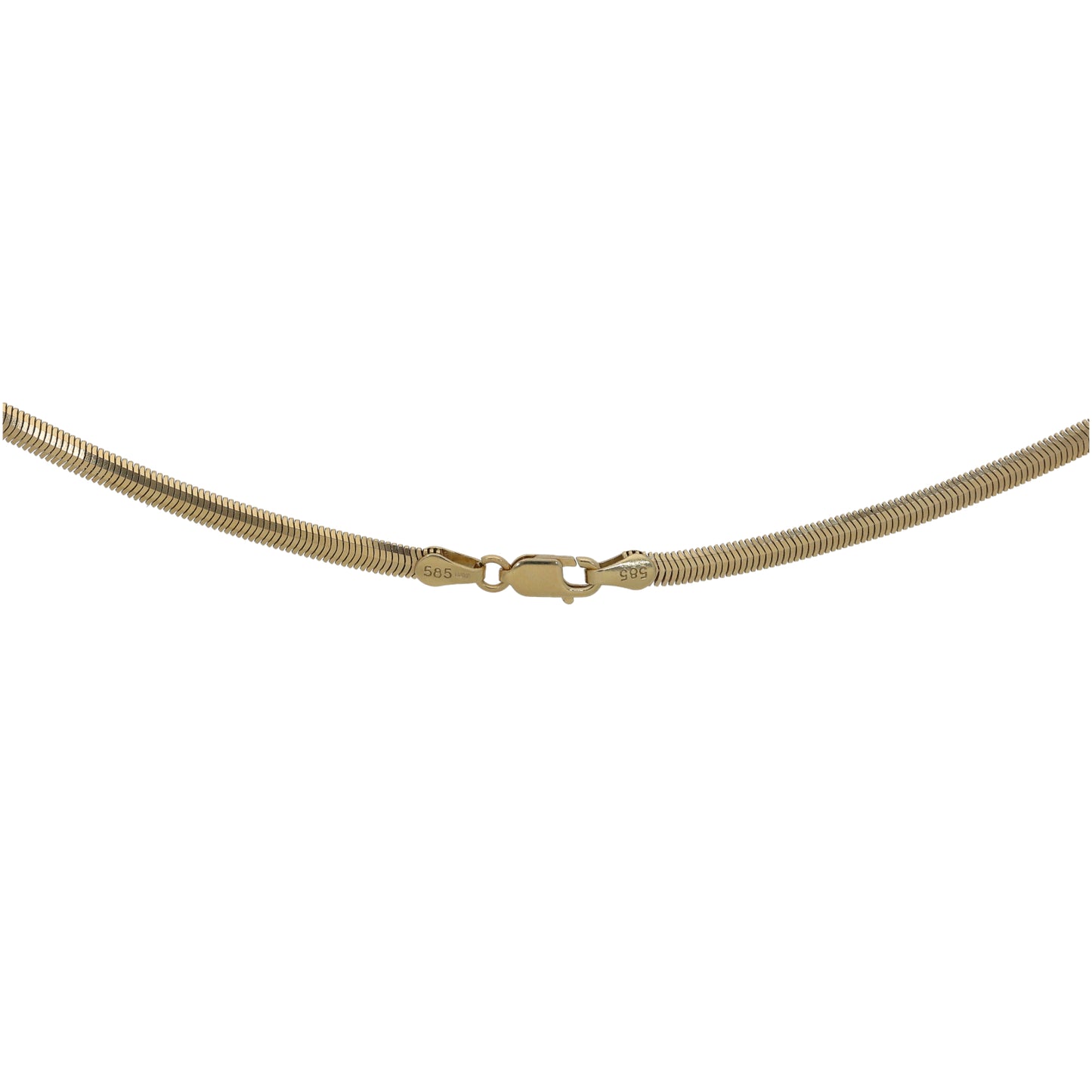 14ct Gold Herringbone Chain 18"