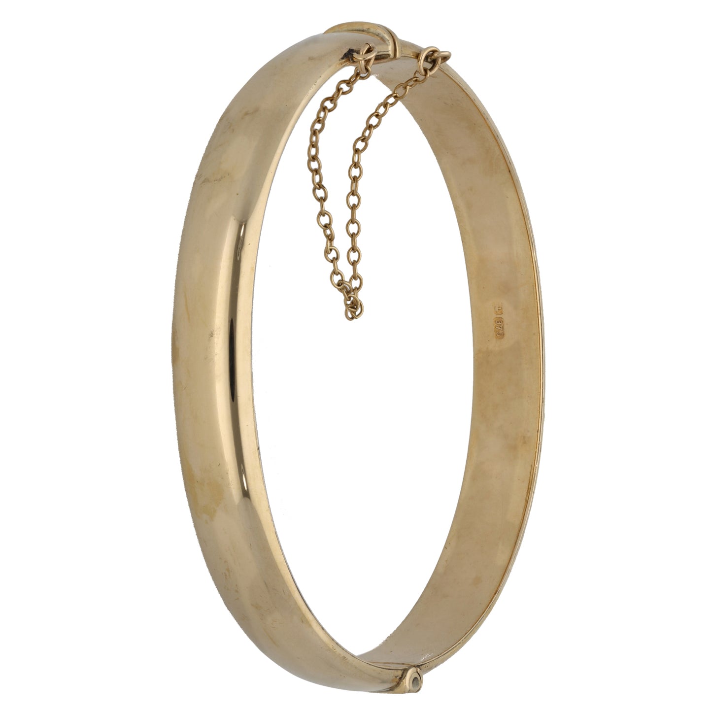9ct Gold Hinged/Clasp Bangle